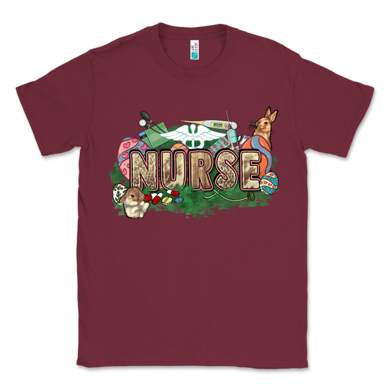 Easter Egg Nurse Bunny Easter Day Classic Tee by HowdyJamesFarm | Teevron