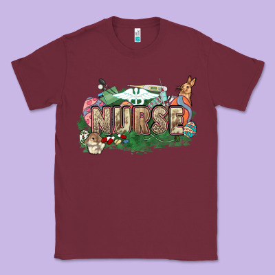 Easter Egg Nurse Bunny Easter Day Classic Tee Designed By Howdyjamesfarm