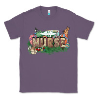Lavender Easter egg Nurse bunny Easter Day Classic Tee - HowdyJamesFarm