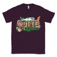Plum Easter egg Nurse bunny Easter Day Classic Tee - HowdyJamesFarm