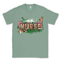 Sage Easter egg Nurse bunny Easter Day Classic Tee - HowdyJamesFarm