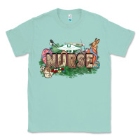 Seafoam Easter egg Nurse bunny Easter Day Classic Tee - HowdyJamesFarm