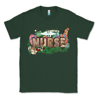Sports Green Easter egg Nurse bunny Easter Day Classic Tee - HowdyJamesFarm