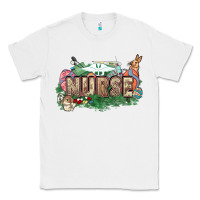 White Easter egg Nurse bunny Easter Day Classic Tee - HowdyJamesFarm