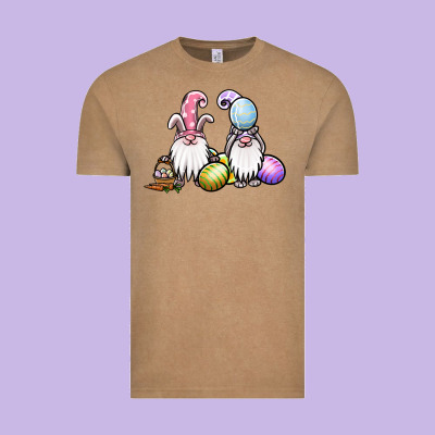 Easter Gnomes Vintage Tee Designed By Jasminsmagicworld