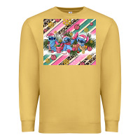 Antique Gold pink stitch  christmas Premium Sweatshirt - AdoDesignShop