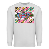 Dove Grey pink stitch  christmas Premium Sweatshirt - AdoDesignShop