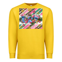 Lemon pink stitch  christmas Premium Sweatshirt - AdoDesignShop