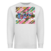 Oatmeal Heather pink stitch  christmas Premium Sweatshirt - AdoDesignShop