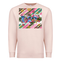 Pale Pink pink stitch  christmas Premium Sweatshirt - AdoDesignShop