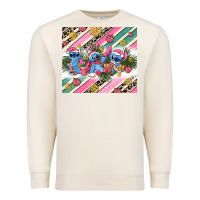 Sandshell pink stitch  christmas Premium Sweatshirt - AdoDesignShop