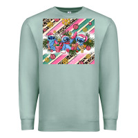 Seafoam pink stitch  christmas Premium Sweatshirt - AdoDesignShop