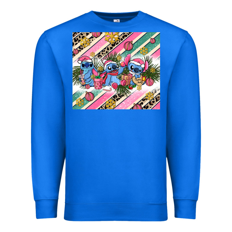 Pink Stitch  Christmas Premium Sweatshirt by AdoDesignShop | Teevron