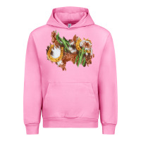 Fuchsia Pink horseshoe cowhide cactus patch Urban Hoodie - AdoDesignShop