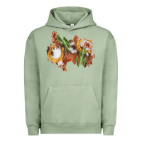Pigment Oil Green horseshoe cowhide cactus patch Urban Hoodie - AdoDesignShop
