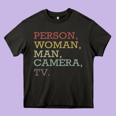 Person Woman Man Camera Tv Heavy Core Tee Designed By Bettercallsaul