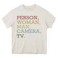 Cream Person Woman Man Camera Tv Heavy Core Tee - Bettercallsaul