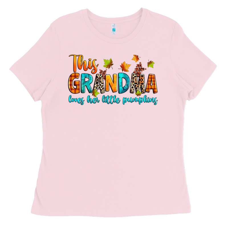 Customized This Grandma Loves Her Little Pumpkins Ladies Tee by texasbilliewilder | Teevron