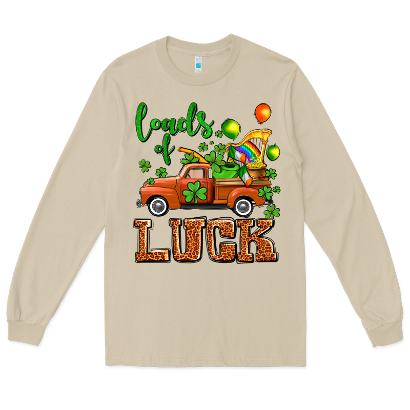 St. Patrick's Day Loads Of Truck Long Sleeve Tee by OliviaCreatesArt | Teevron