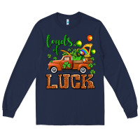Navy St. Patrick's Day loads of truck Long Sleeve Tee - OliviaCreatesArt