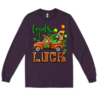 Plum St. Patrick's Day loads of truck Long Sleeve Tee - OliviaCreatesArt