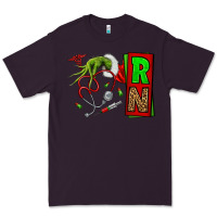 Plum Christmas Character  Nurse Premium Tee - NancyCooperArtShop