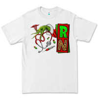 White Christmas Character  Nurse Premium Tee - NancyCooperArtShop