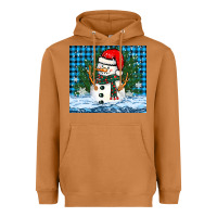 Meerkat snowy christmas snowman Heavyweight Hoodie - BarkalooDesign