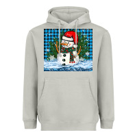 Moon Dust snowy christmas snowman Heavyweight Hoodie - BarkalooDesign