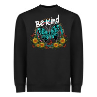 Black be kind Heavyweight Sweatshirt - SublimationCraftShop
