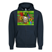 Navy st patricks sheep sunflowers rainbow serape leopard glitter Zipper Hoodie - Artiststas