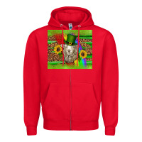 Red st patricks sheep sunflowers rainbow serape leopard glitter Zipper Hoodie - Artiststas