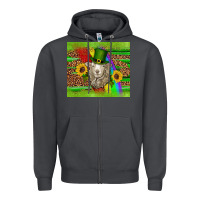 Smoke st patricks sheep sunflowers rainbow serape leopard glitter Zipper Hoodie - Artiststas