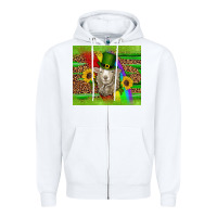 White st patricks sheep sunflowers rainbow serape leopard glitter Zipper Hoodie - Artiststas