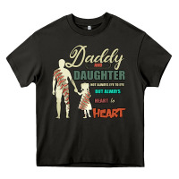 Asphalt Daddy And Daughter Not Always Eye To Eye But Always Heart To Heart Heavy Core Tee - Bettercallsaul