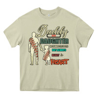 Mossy Daddy And Daughter Not Always Eye To Eye But Always Heart To Heart Heavy Core Tee - Bettercallsaul