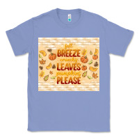 Colony Blue fall breeze crunchy leaves Classic Tee - TumblerDesignByShophia