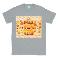 Heather Grey fall breeze crunchy leaves Classic Tee - TumblerDesignByShophia