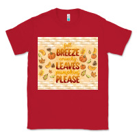 Red fall breeze crunchy leaves Classic Tee - TumblerDesignByShophia