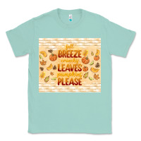 Seafoam fall breeze crunchy leaves Classic Tee - TumblerDesignByShophia