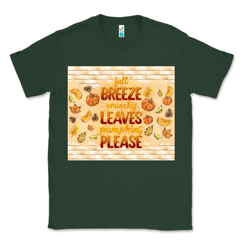 Fall Breeze Crunchy Leaves Classic Tee by TumblerDesignByShophia | Teevron