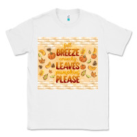 White fall breeze crunchy leaves Classic Tee - TumblerDesignByShophia