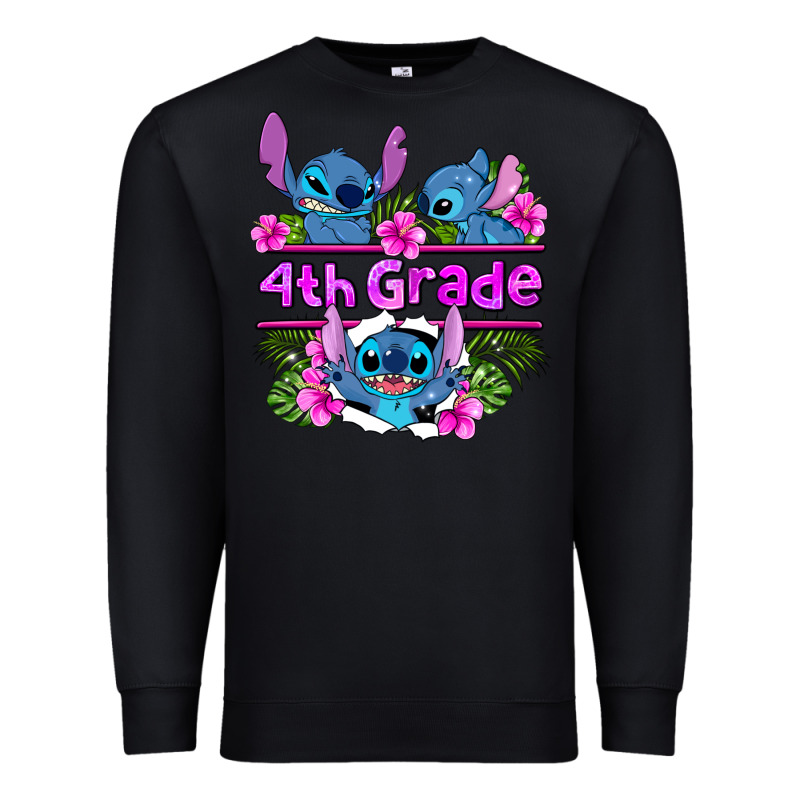 Preview Flower Stitch  4th Grade Premium Sweatshirt by AdoDesignShop | Teevron