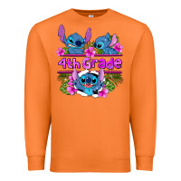 Carrot preview flower stitch  4th grade Premium Sweatshirt - AdoDesignShop