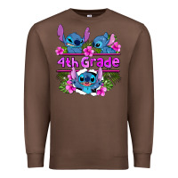 Chestnut preview flower stitch  4th grade Premium Sweatshirt - AdoDesignShop