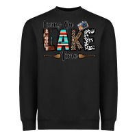 Black living on lake time Heavyweight Sweatshirt - CowhideDigitalArt
