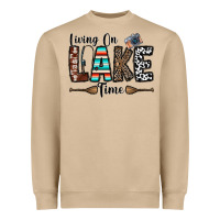 Living On Lake Time Heavyweight Sweatshirt | Teevron