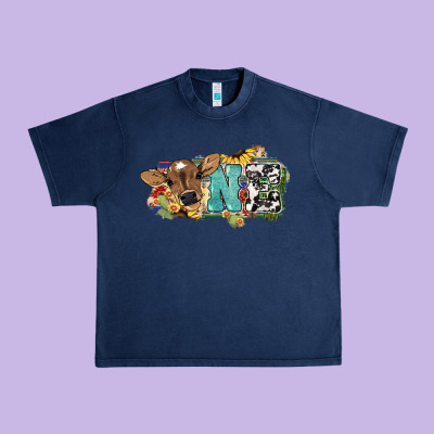 One Baby Cow Urban Heavy Tee Designed By Howdyjamesfarm