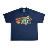Navy One baby Cow Urban Heavy Tee - HowdyJamesFarm