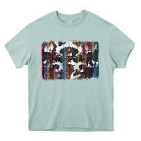 Arona cowhide, leopard serape backgraund Heavy Core Tee - JahusDesignShop